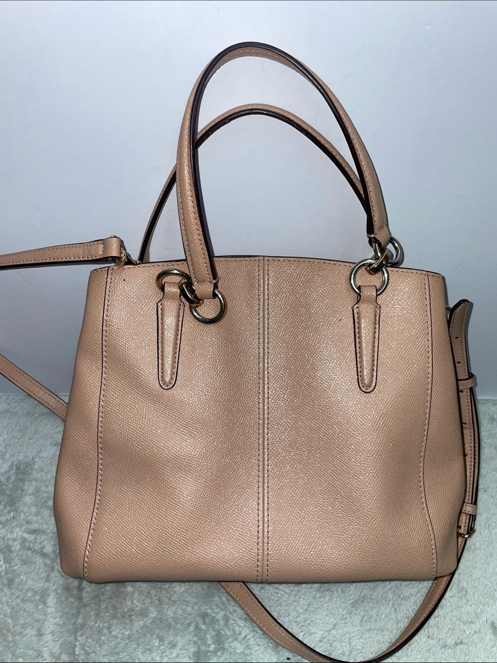 Coach ‘Minetta’ Glitter Crossgrain Leather Crossbody - Picture 3 of 17